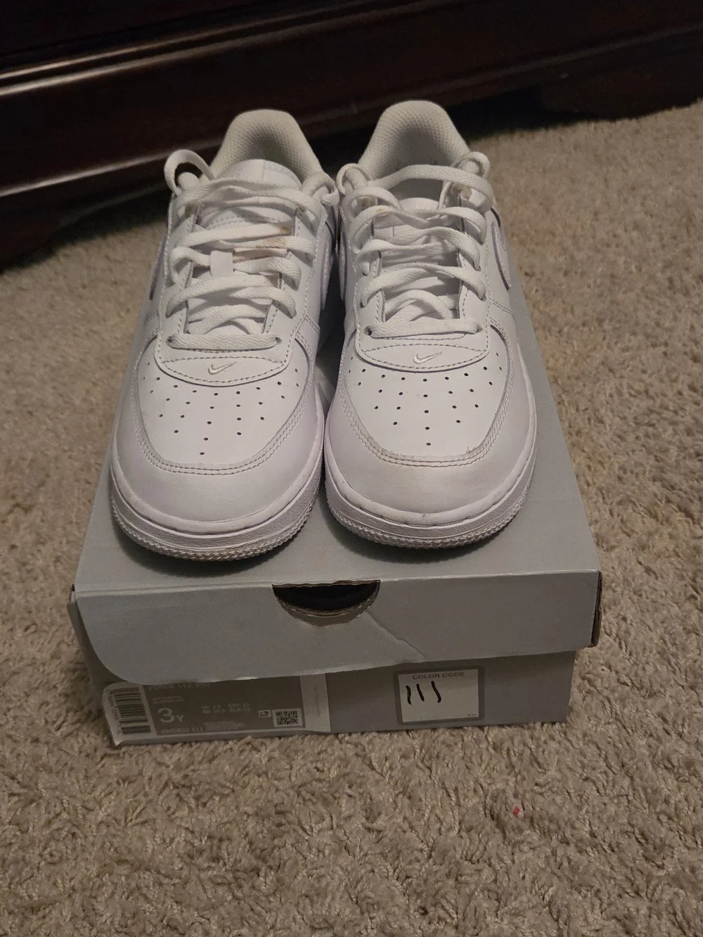 Force 1 LE (PS), In Good Shape, Stain On Shoe String